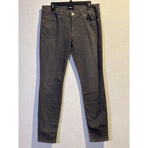 Hudson Krista  30" Gray Mid-Rise Slimming Super Skinny Denim Jeans